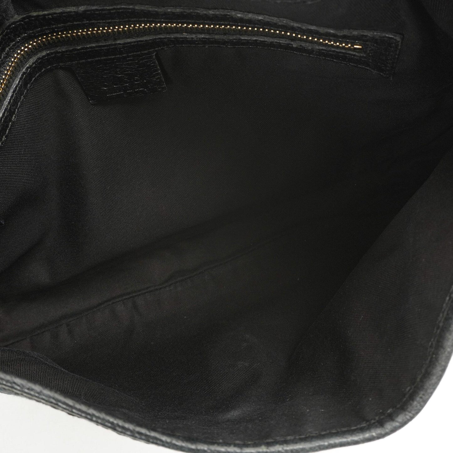 Gucci Jackie Medium Vintage Shoulder Bag Black/Dark Navy GG Canvas And Leather