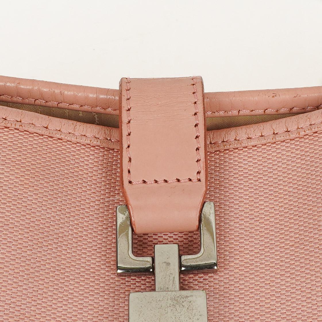 Gucci Jackie O GG Canvas and Leather Hobo Bag