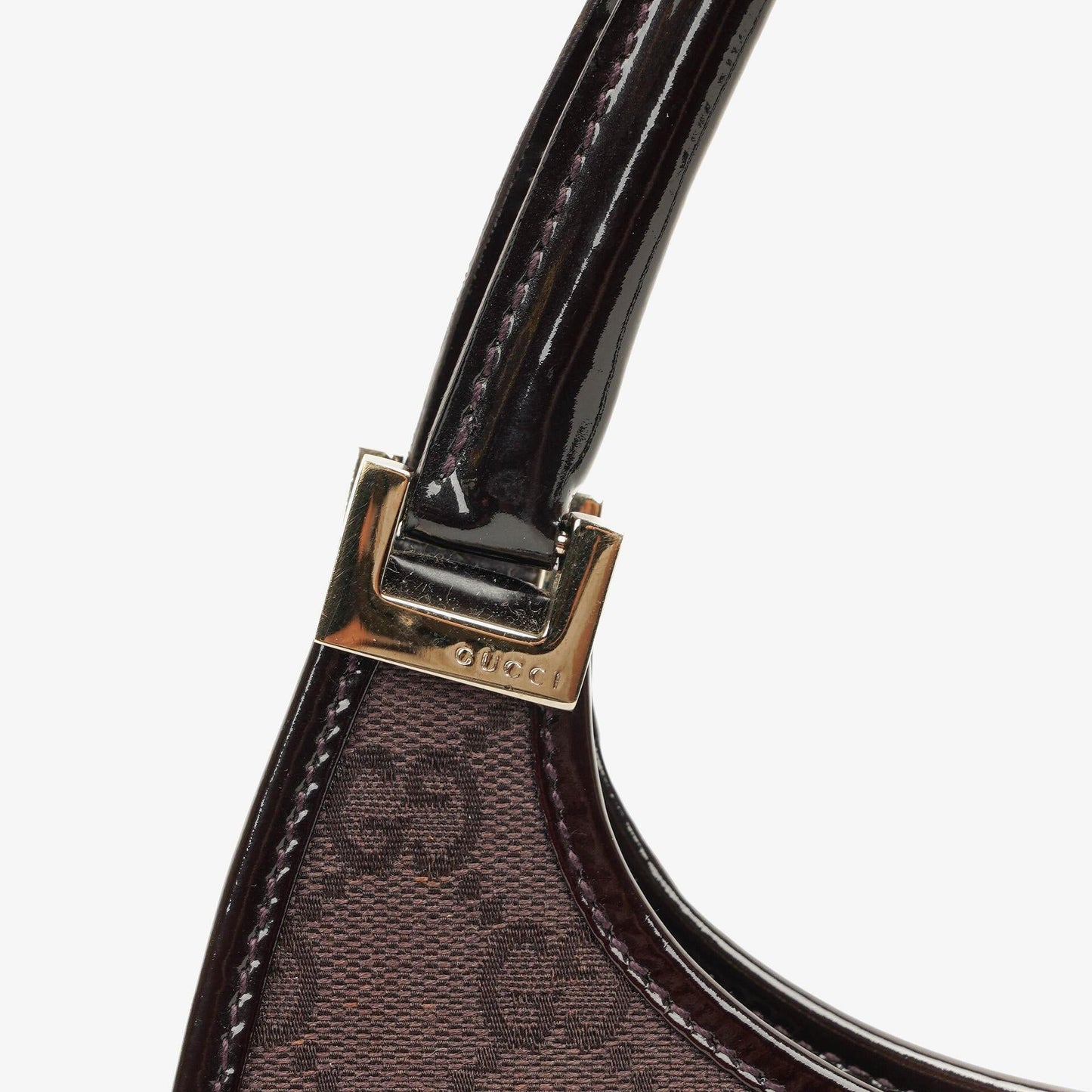 Gucci Jackie Purple GG Canvas Shoulder Bag