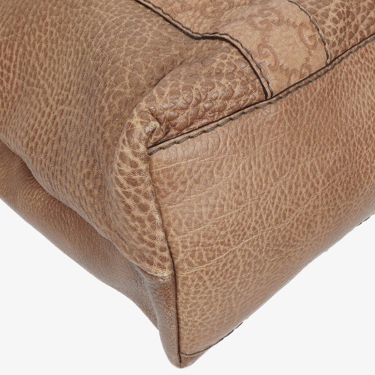 Gucci Leather Bamboo Bar Braided Handles Tote Bag