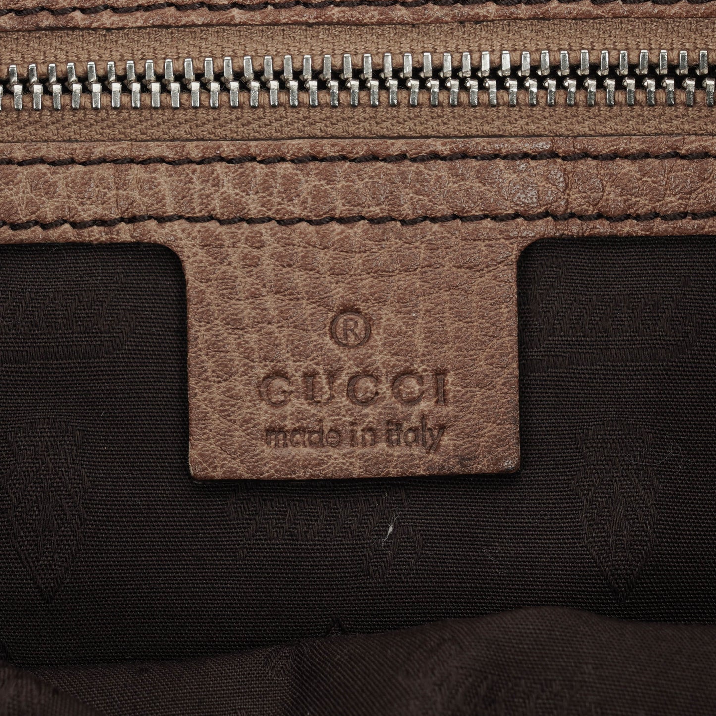 Gucci Leather Bamboo Bar Braided Handles Tote Bag