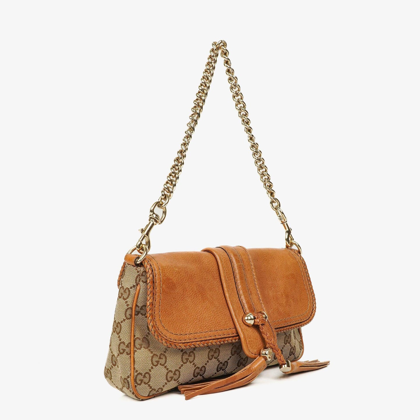 Gucci Marrakech Evening Beige/Brown GG Canvas Bag