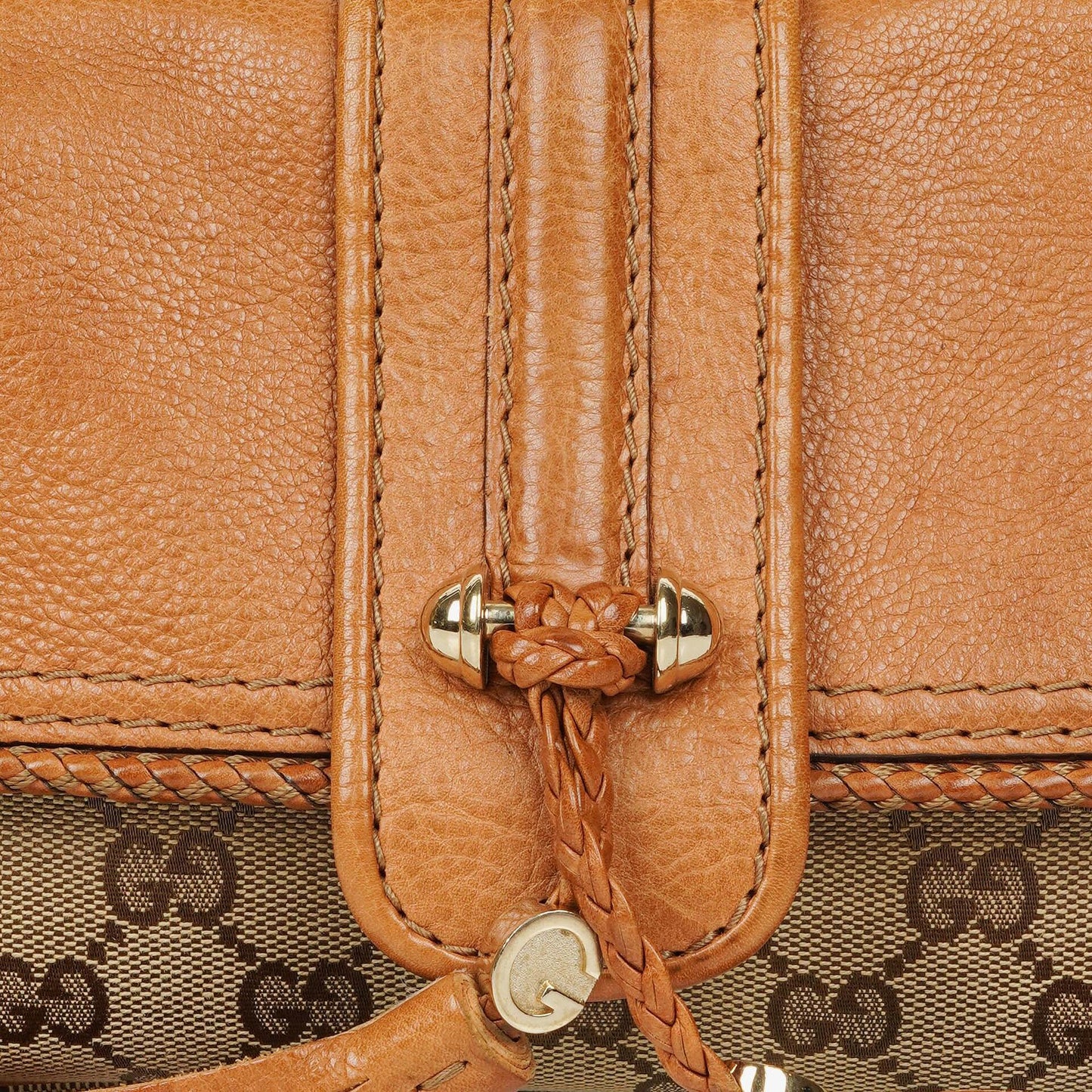 Gucci Marrakech Evening Beige/Brown GG Canvas Bag
