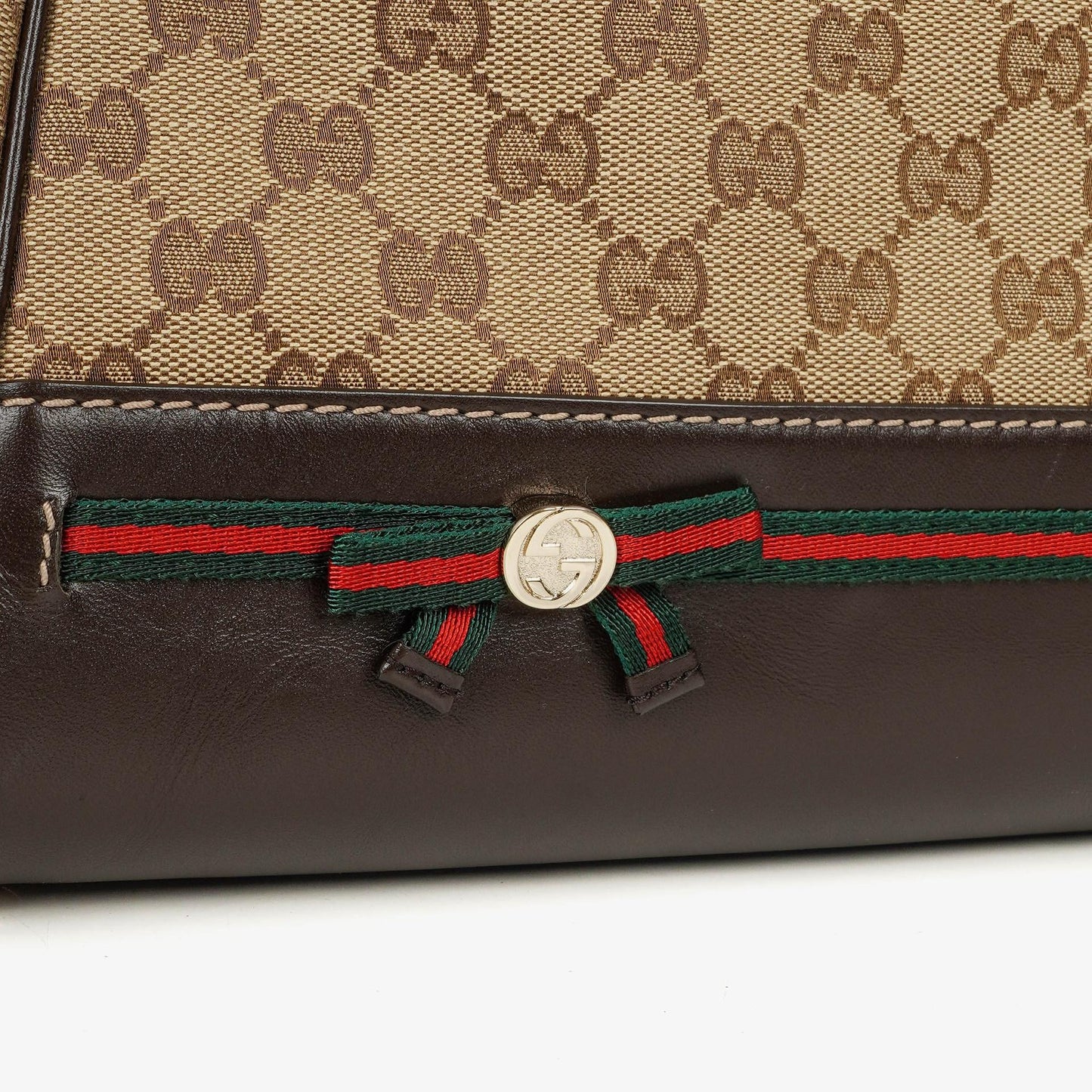 Gucci Mayfair Convertible Tote GG Canvas Brown