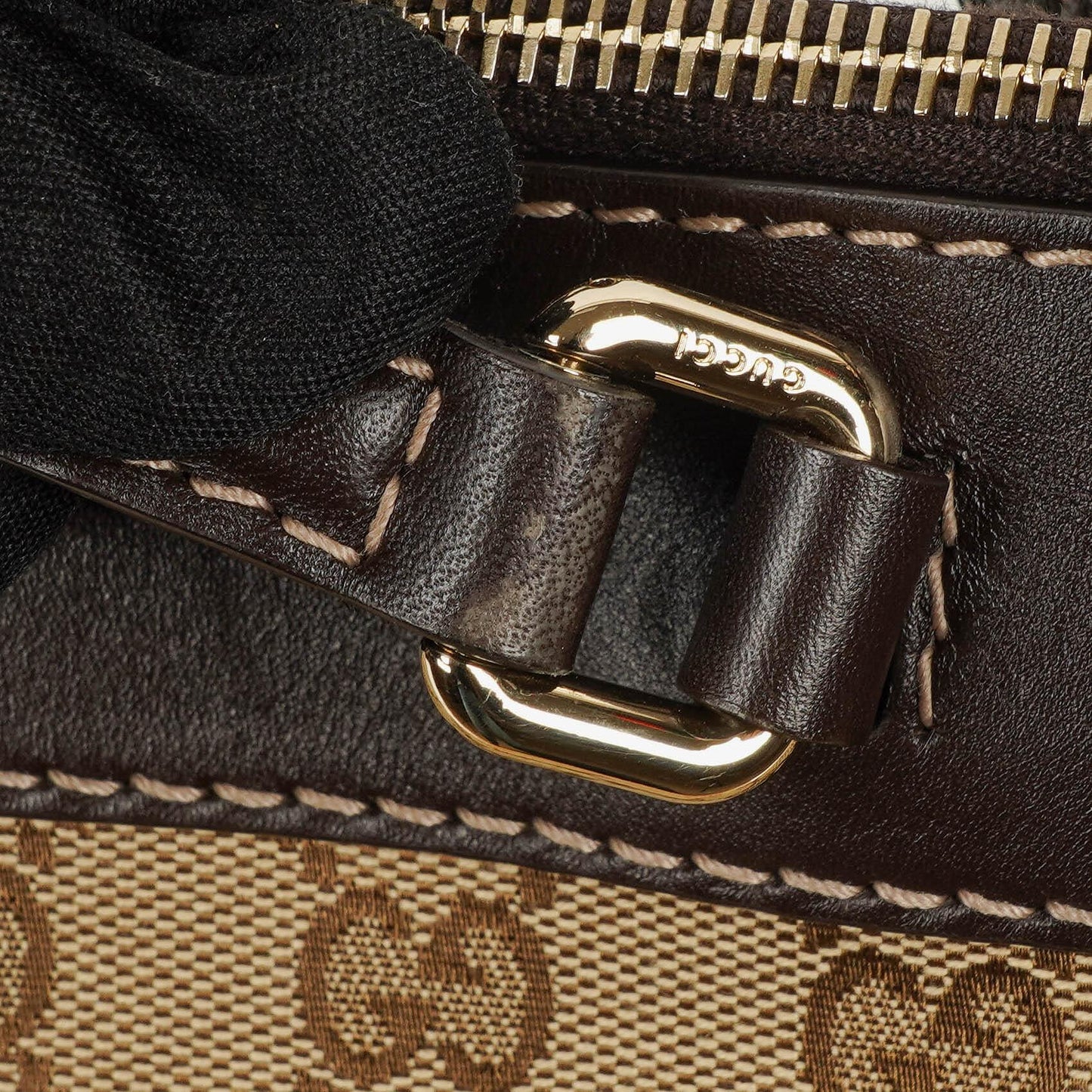 Gucci Mayfair Convertible Tote GG Canvas Brown