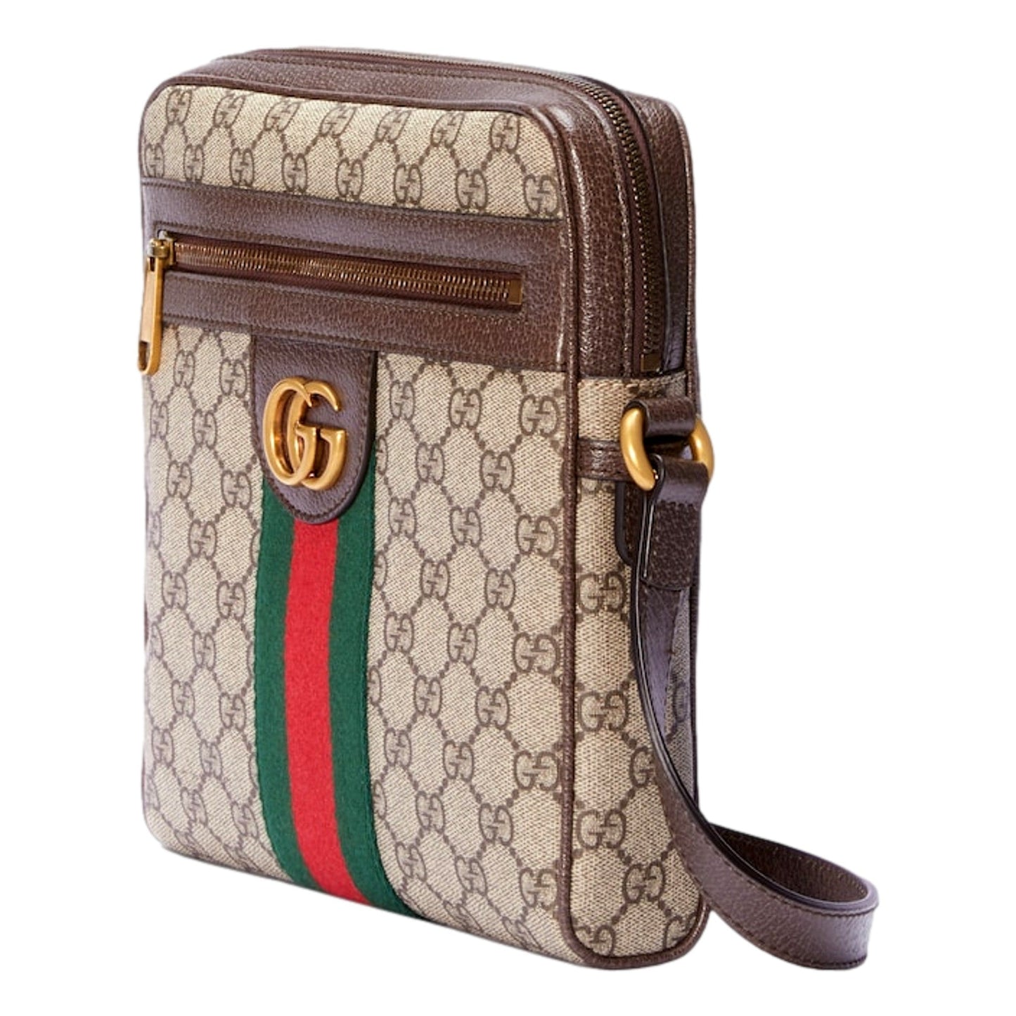 Gucci Leather Canvas Crossbody