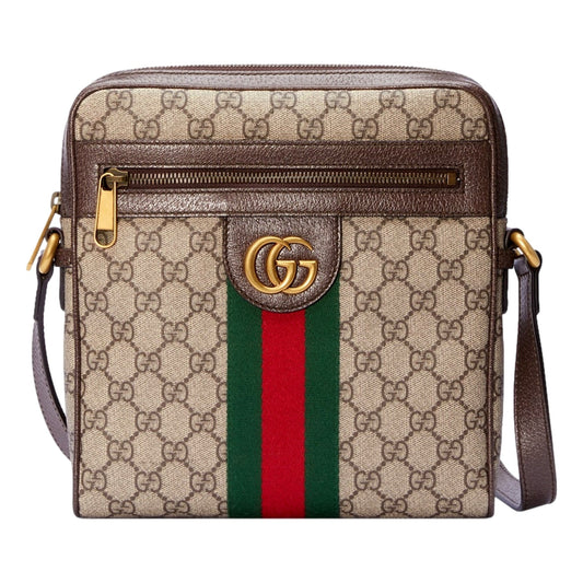 Gucci Leather Canvas Crossbody