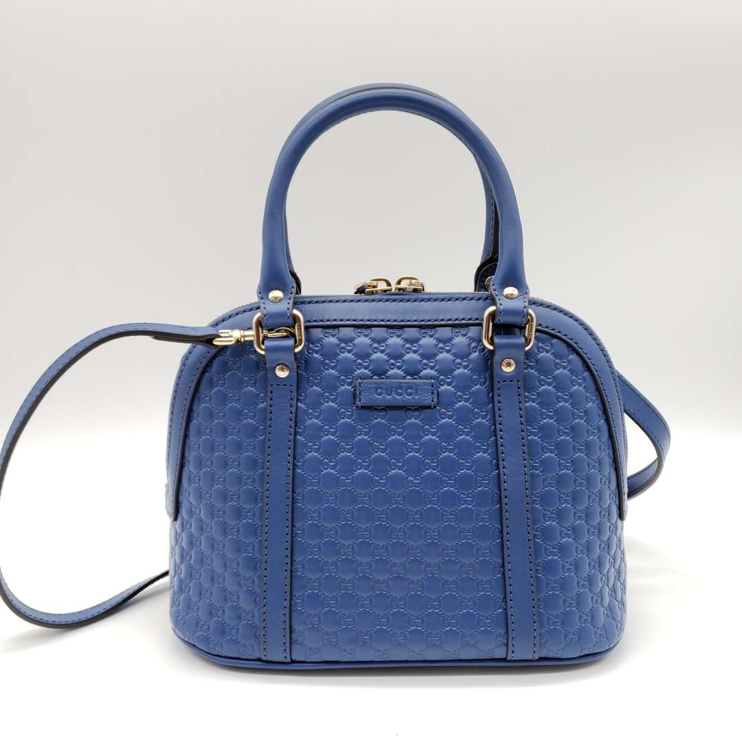 Gucci Guccissima Blue Crossbody