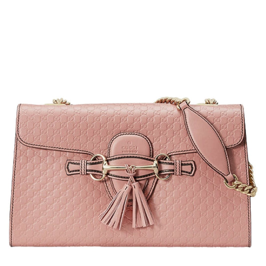 Gucci Guccissima Leather Monogram Shoulder Bag