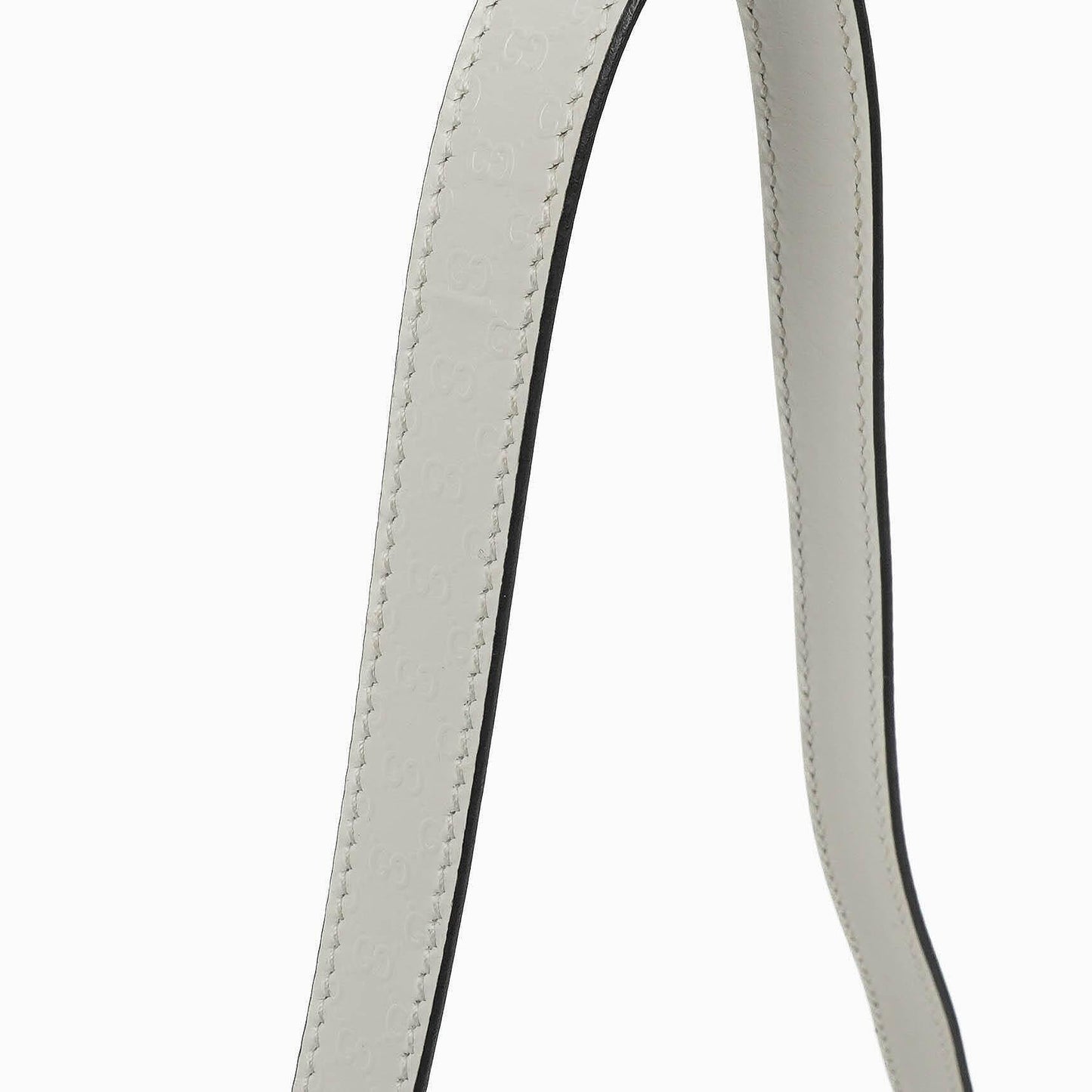 Gucci Microguccissima Pochette in White Leather