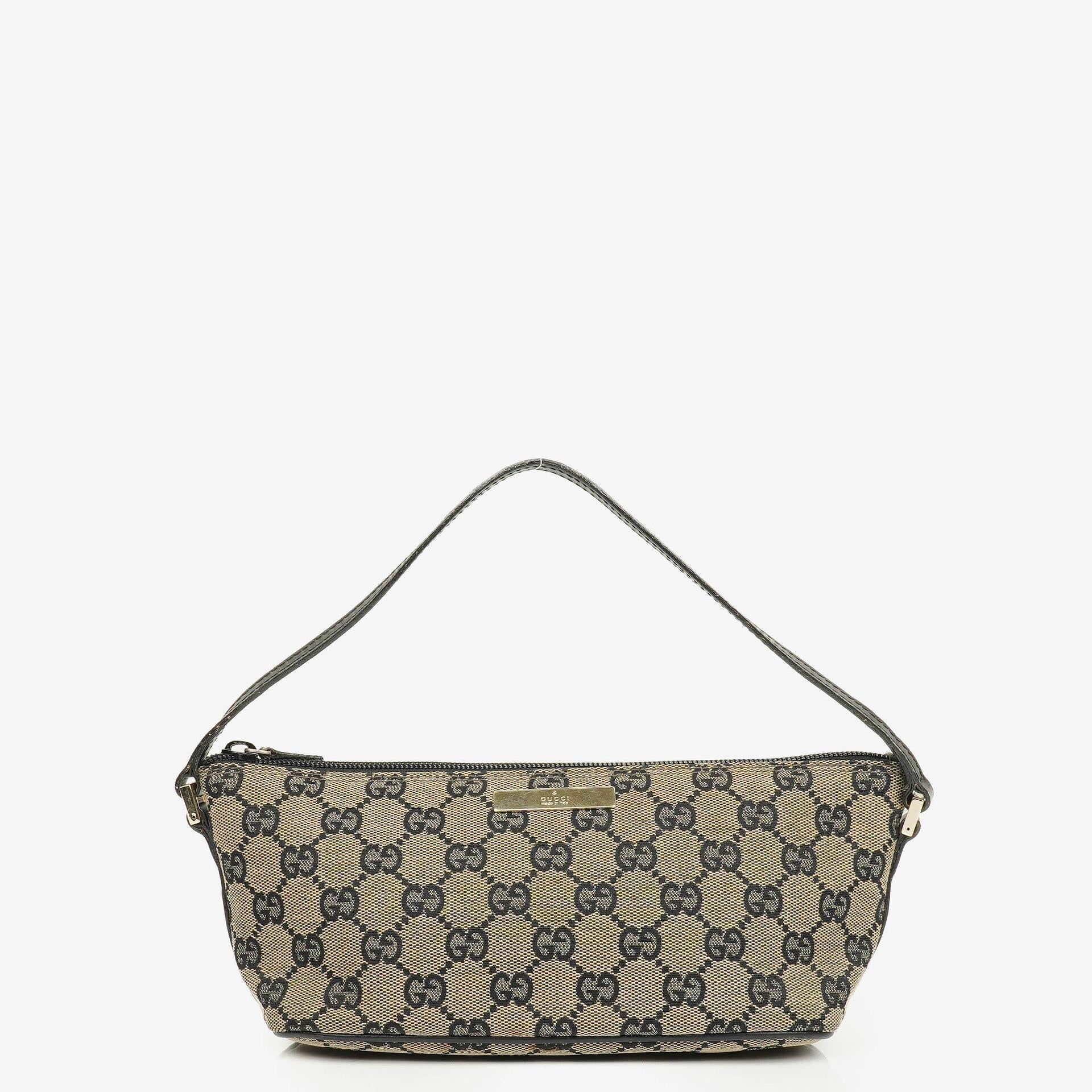 Gucci Mini Baguette Pochette Boat GG Monogram Bag
