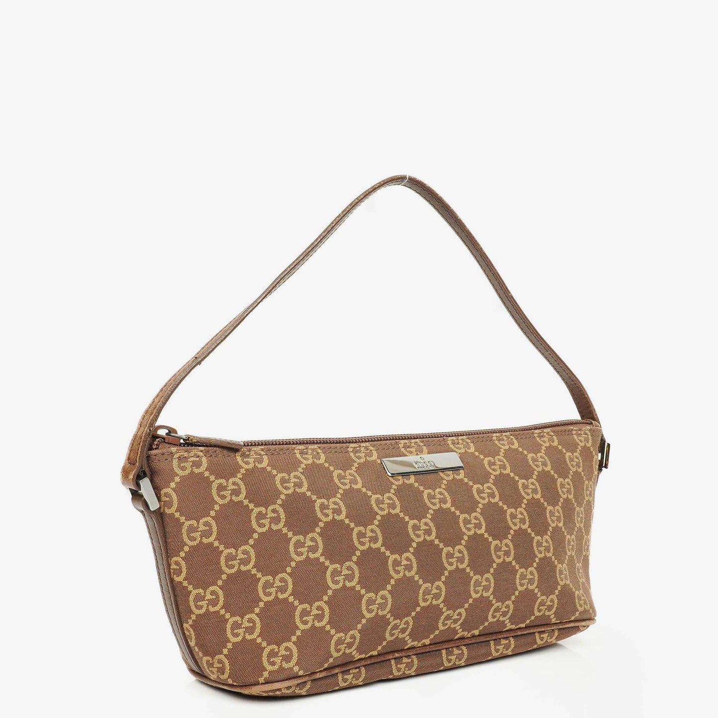 Gucci Mini Baguette Pochette Boat GG Monogram Bag