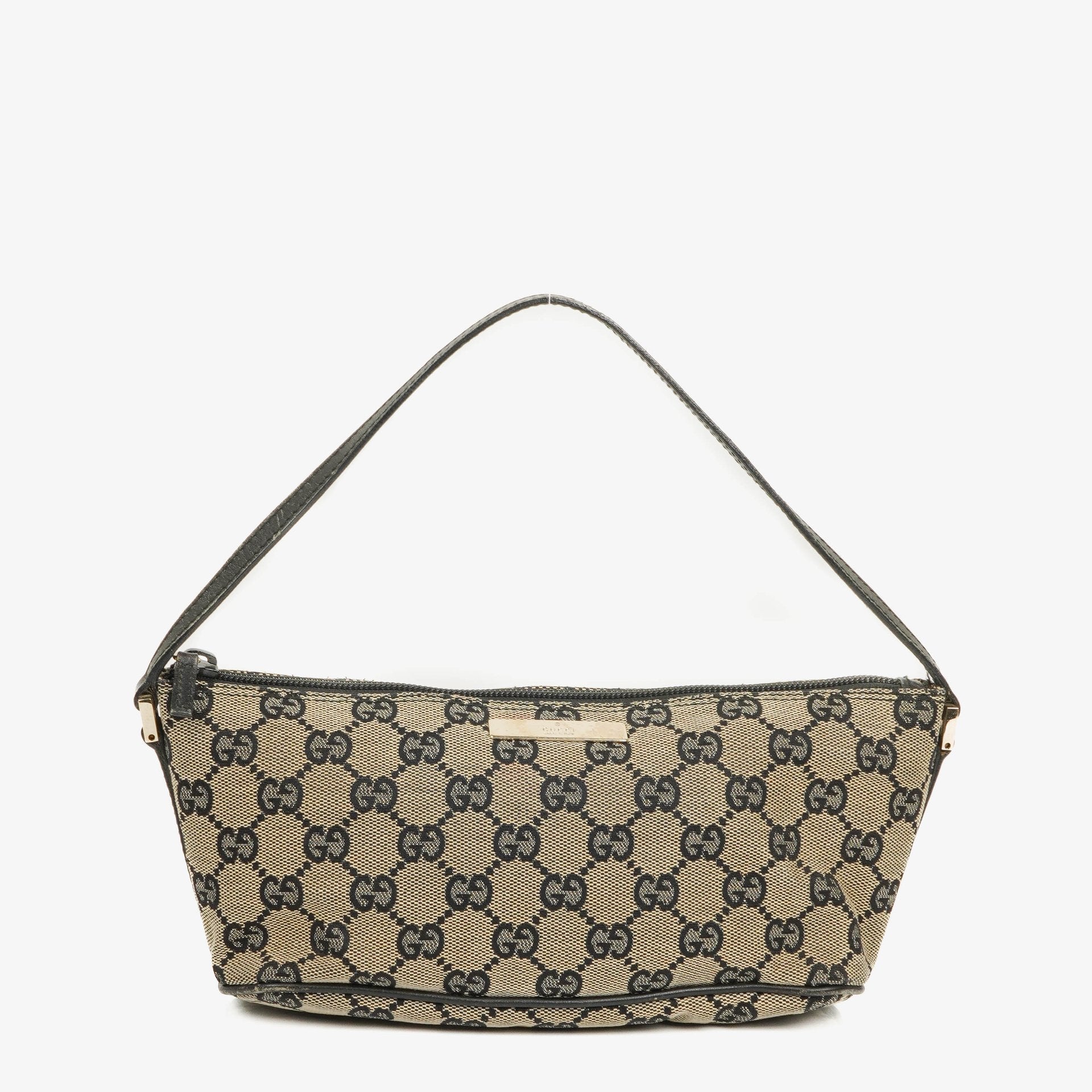 Gucci Mini Baguette Pochette Boat GG Monogram Bag