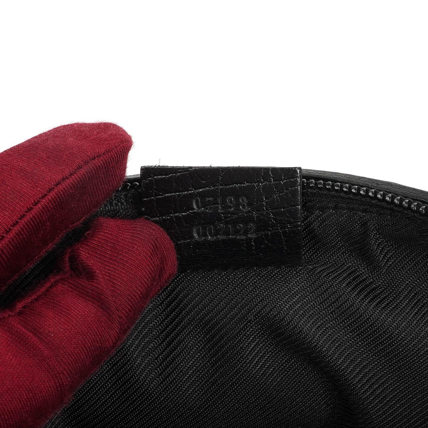 Gucci Mini Baguette Pochette Boat Navy GG Monogram Bag