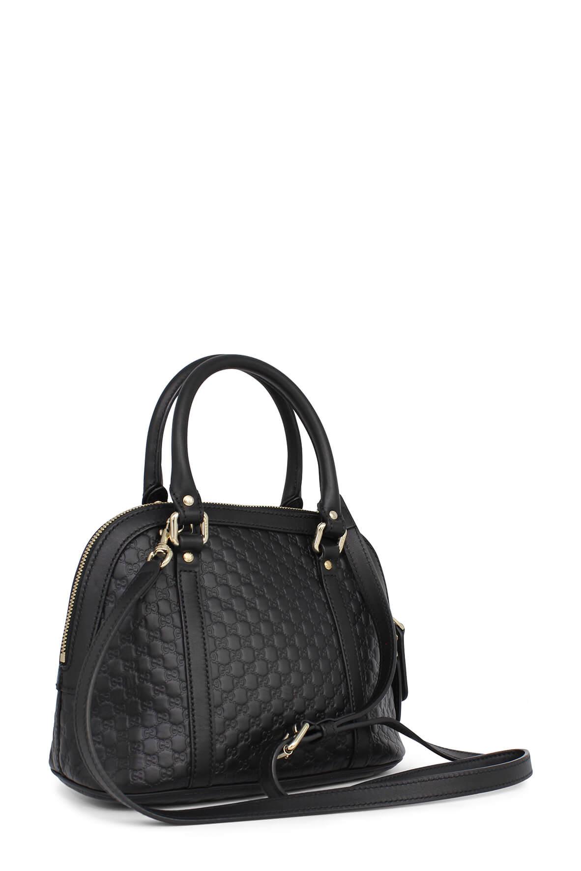 Gucci Guccissima Black Leather Tote Style 5