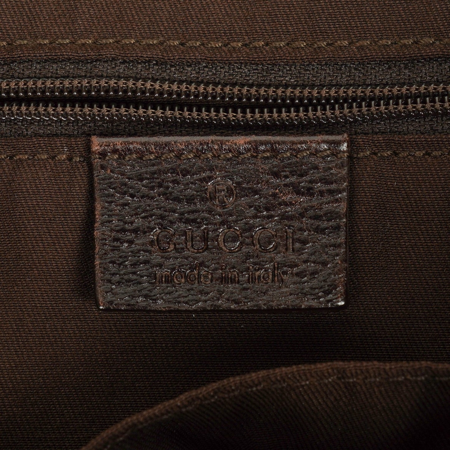 Gucci Monogram Canvas Hobo Bag