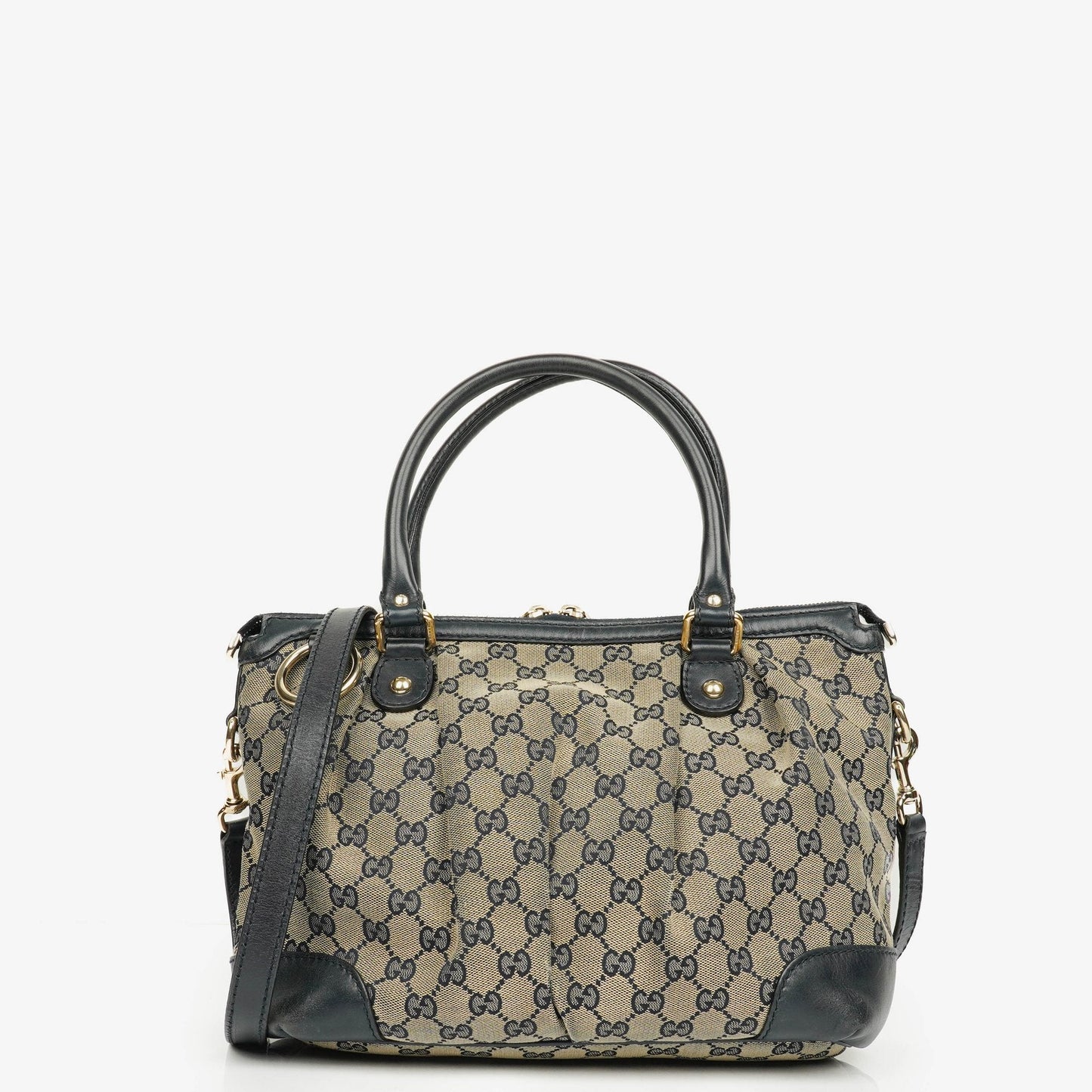 Gucci Monogram Canvas Sukey Hobo Bag