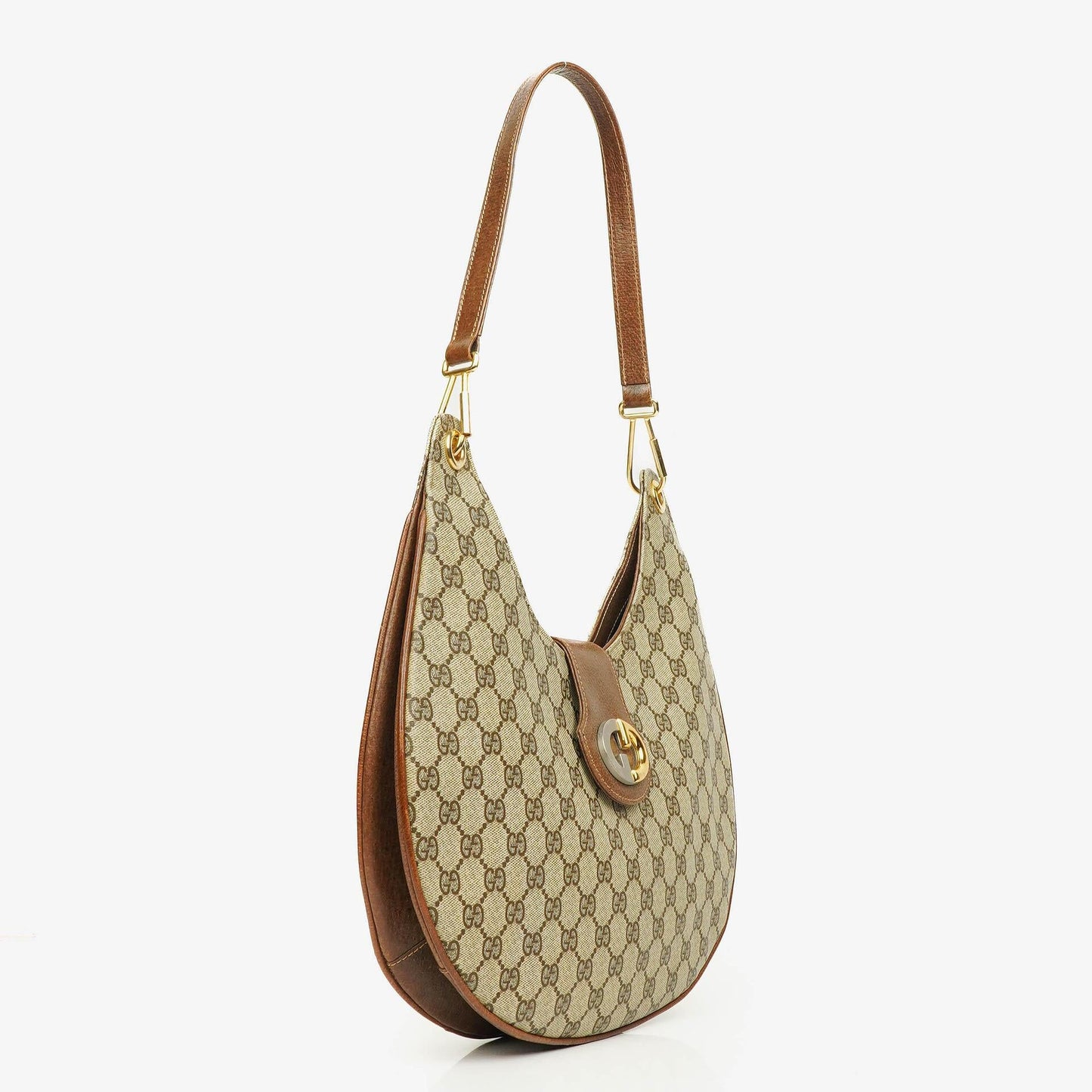 Gucci Monogram GG Supreme Hobo Bag