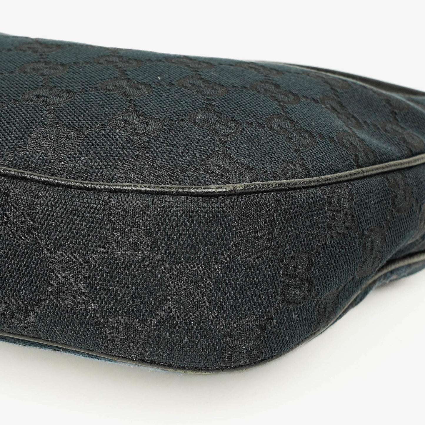 Gucci Navy GG Canvas Hobo Shoulder Bag