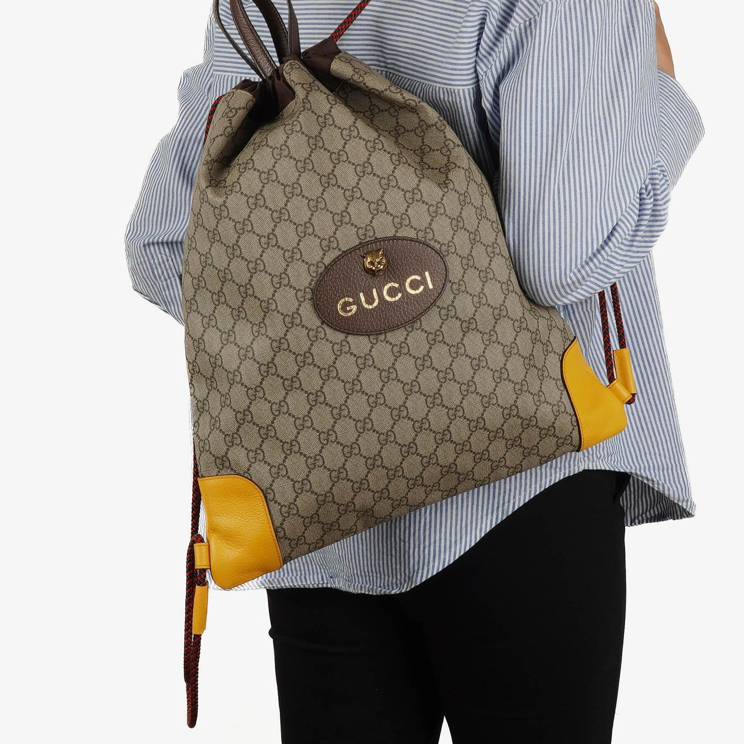 Gucci Neo Vintage Drawstring Backpack Top Handle