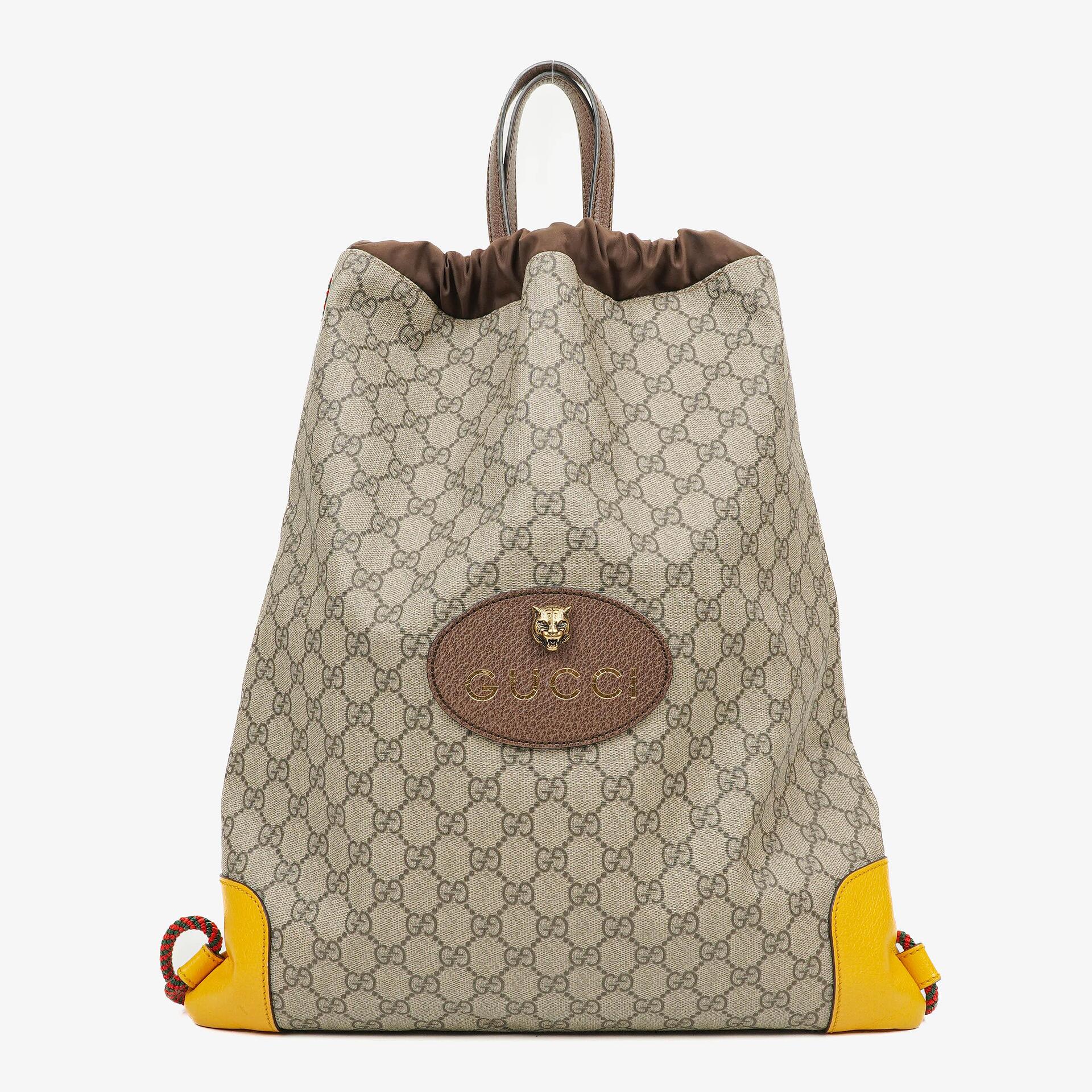 Gucci Neo Vintage Drawstring Backpack Top Handle