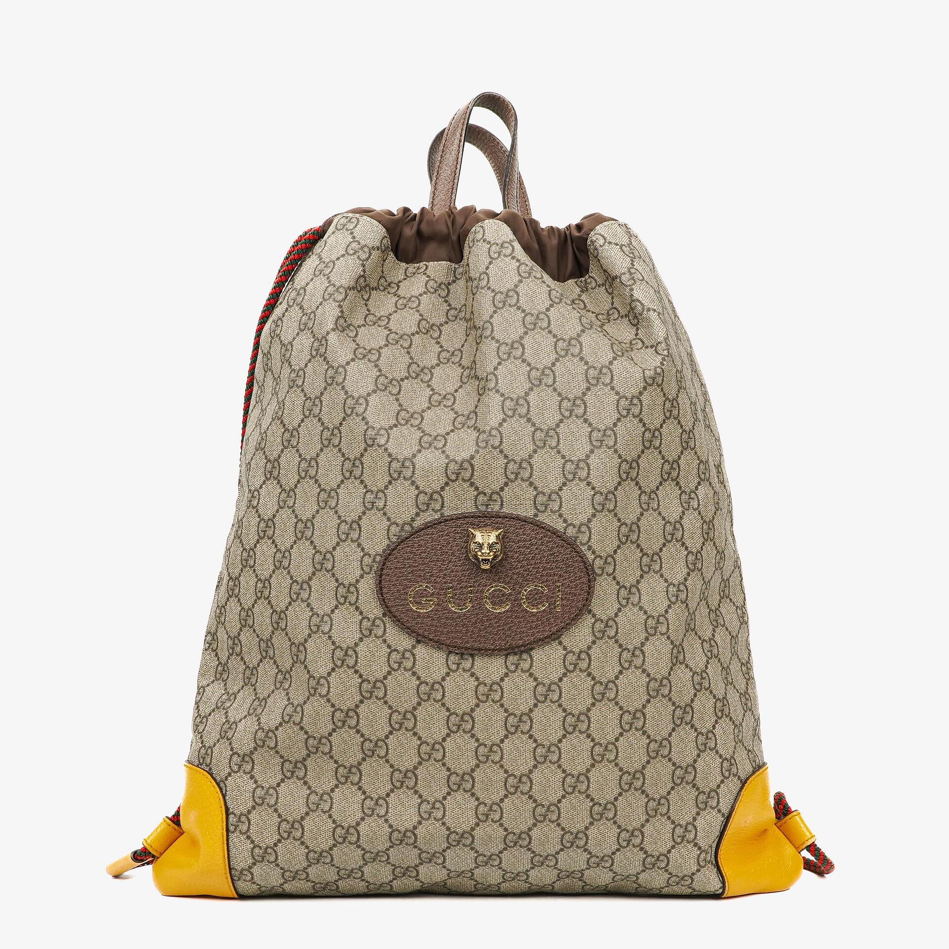Gucci Neo Vintage Drawstring Backpack Top Handle