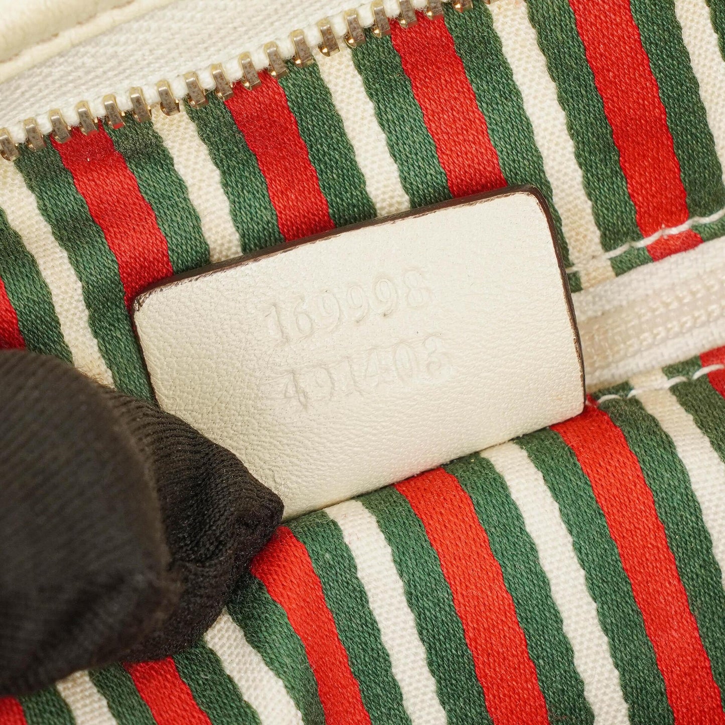 Gucci New Britt Half Moon Monogram Medium Hobo Bag