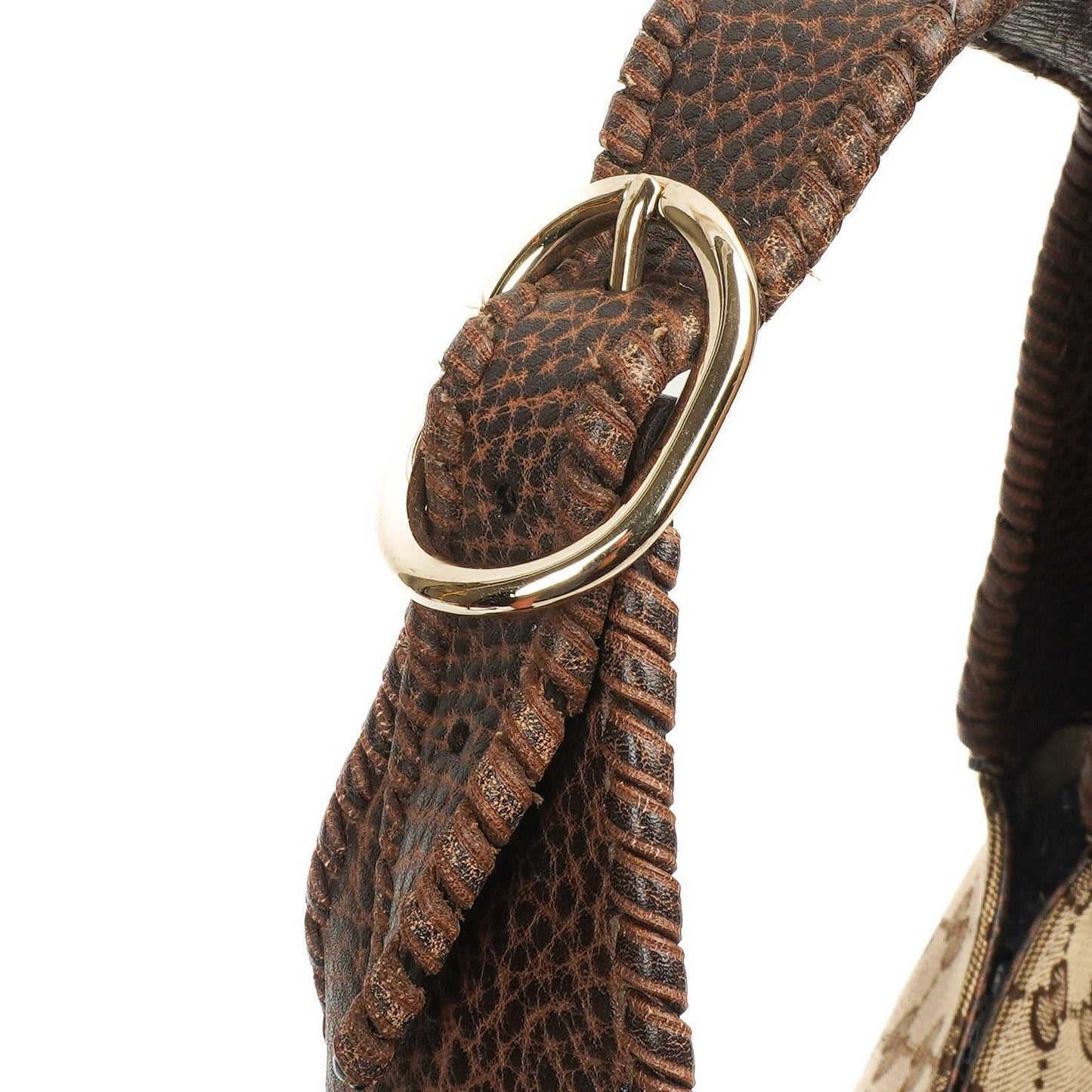 Gucci New Jackie Medium Hobo Bag Brown GG Monogram