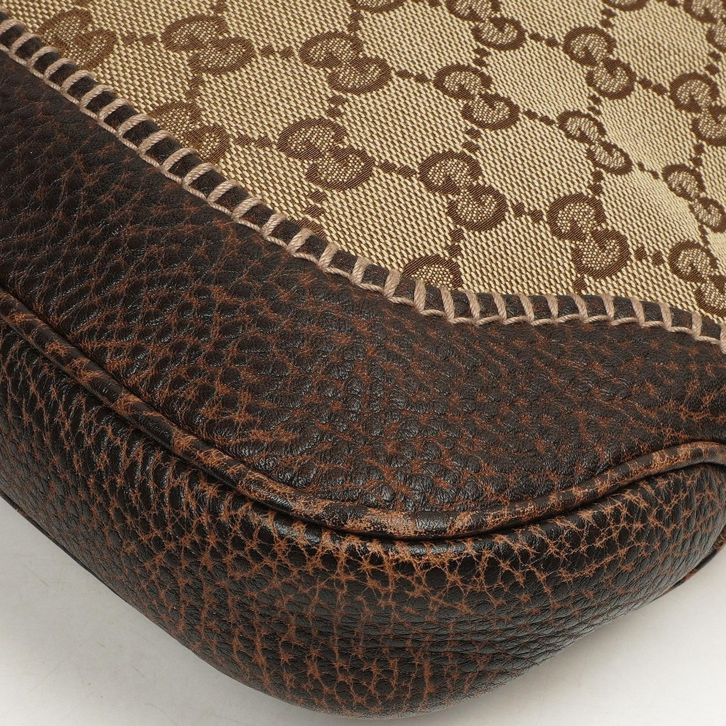 Gucci New Jackie Medium Hobo Bag Brown GG Monogram