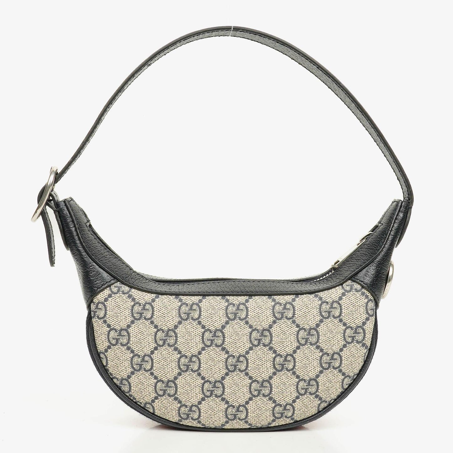 Gucci Ophidia GG Supreme Canvas And Navy Leather Mini Bag