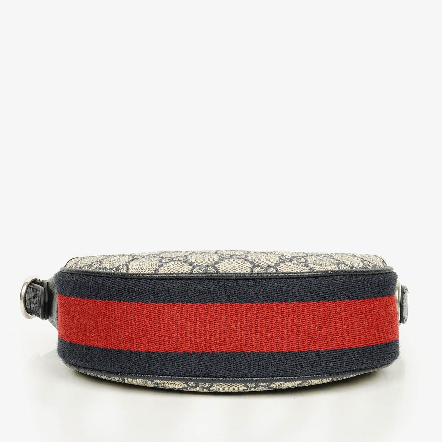 Gucci Ophidia GG Supreme Canvas And Navy Leather Mini Bag