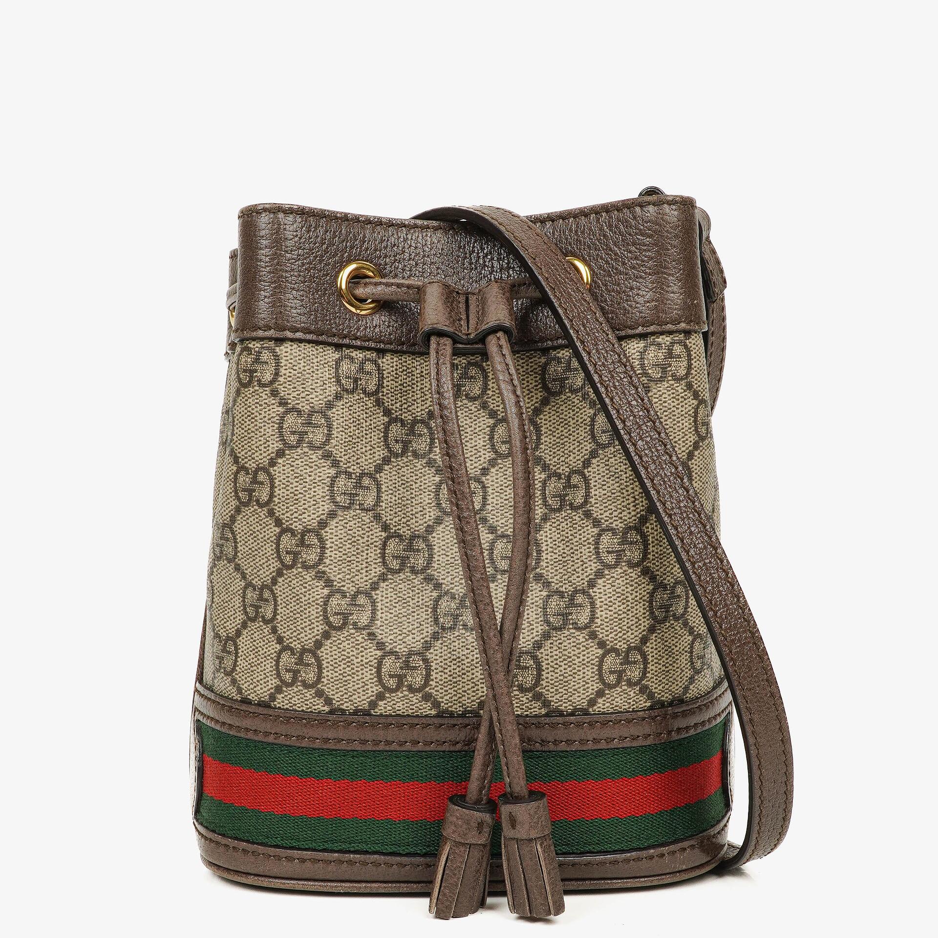 Gucci Ophidia Mini GG Web Bucket Bag