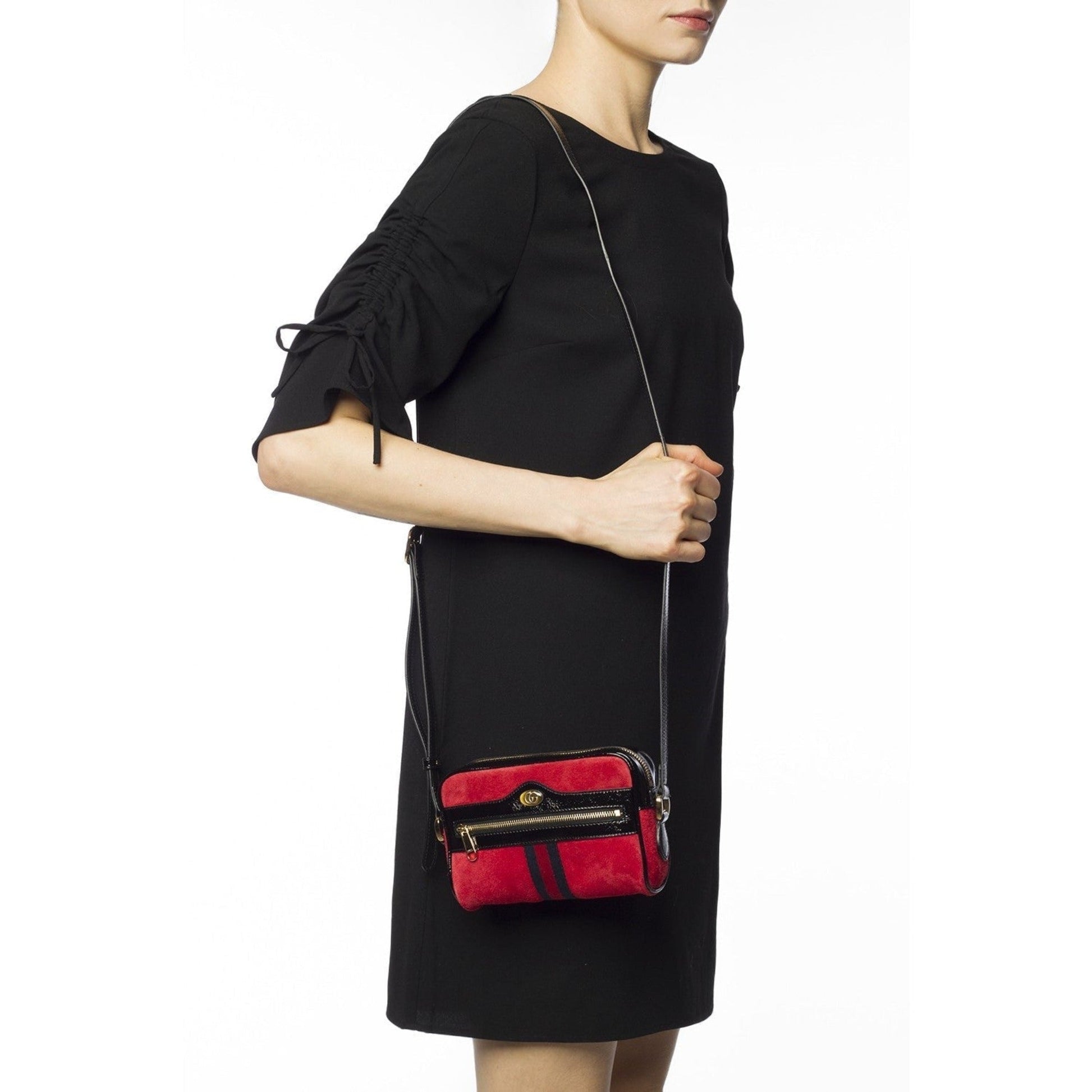 Gucci Alma Chain Leather Crossbody