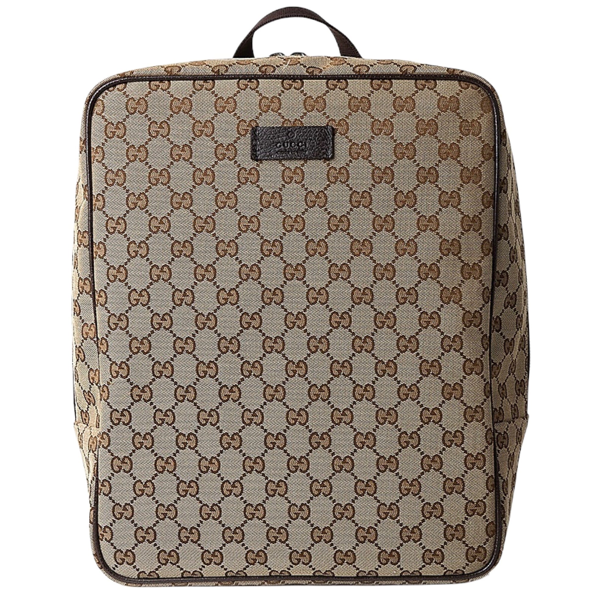 Gucci Monogram Nylon Leather Canvas Crossbody