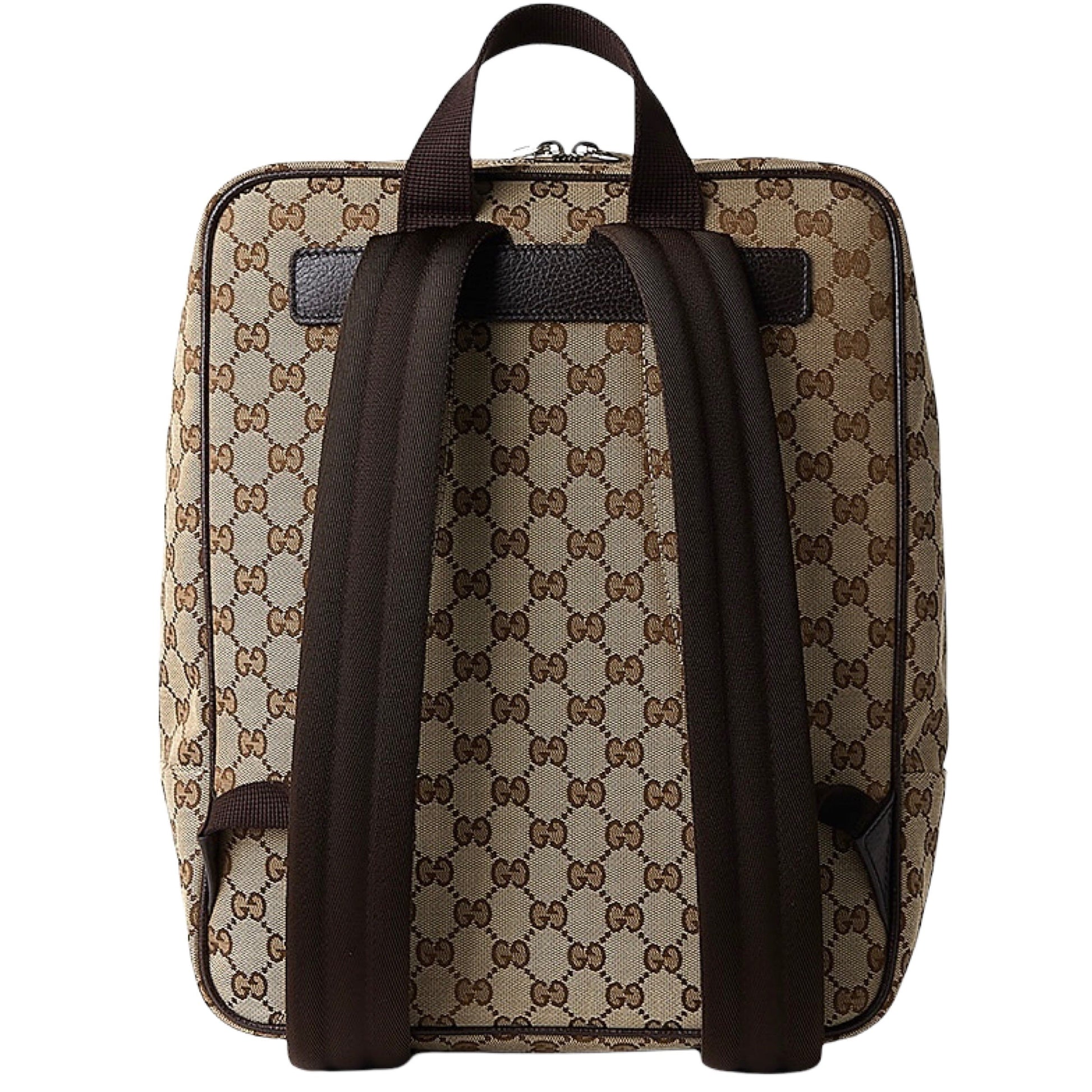 Gucci Monogram Nylon Leather Canvas Crossbody