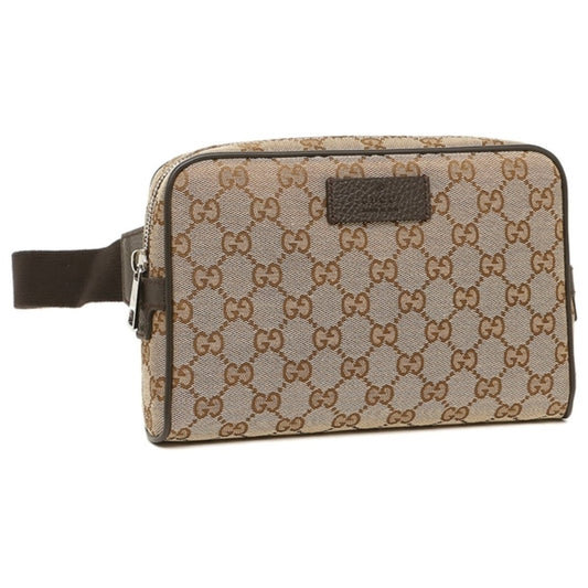 Gucci Monogram Leather Canvas Crossbody