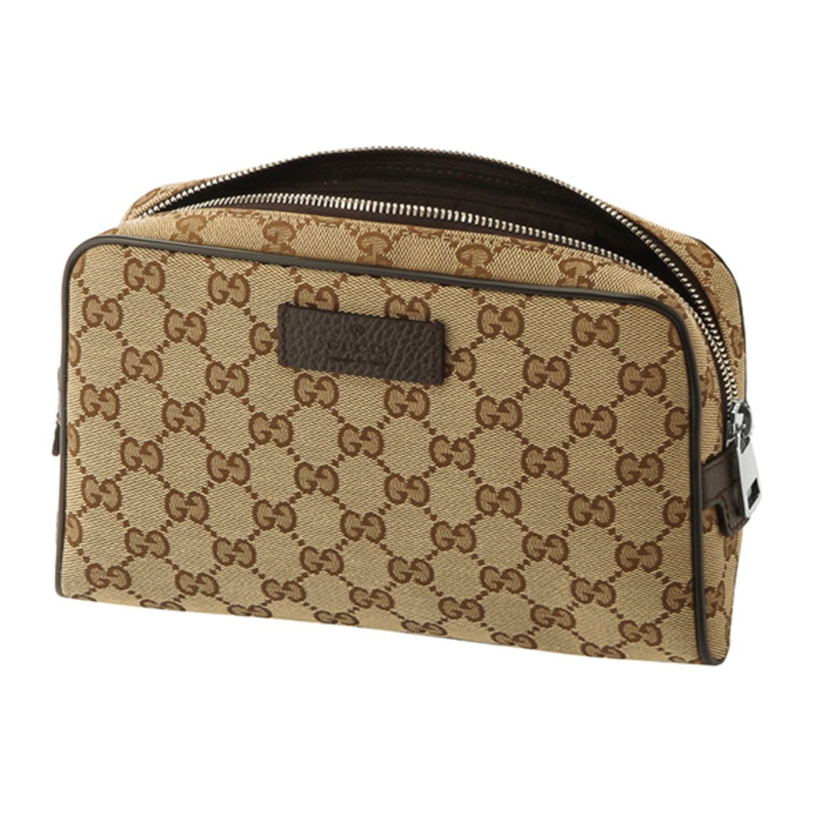 Gucci Monogram Leather Canvas Crossbody
