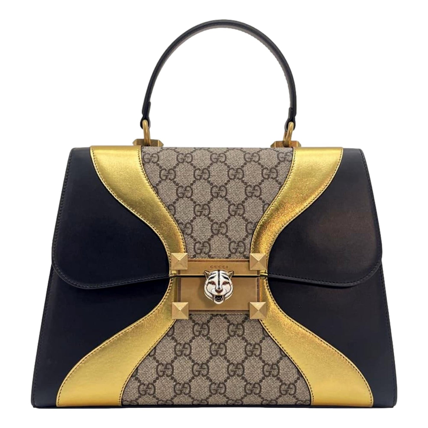 Gucci Monogram Chain Leather Crossbody
