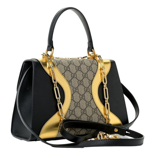 Gucci Monogram Chain Leather Crossbody