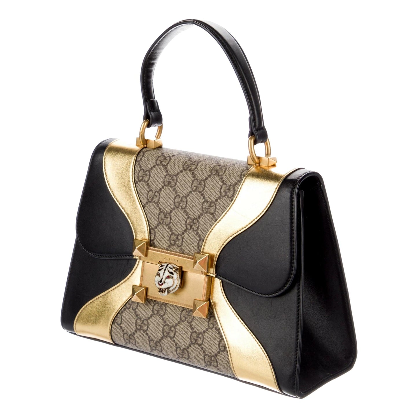 Gucci Monogram Chain Leather Crossbody