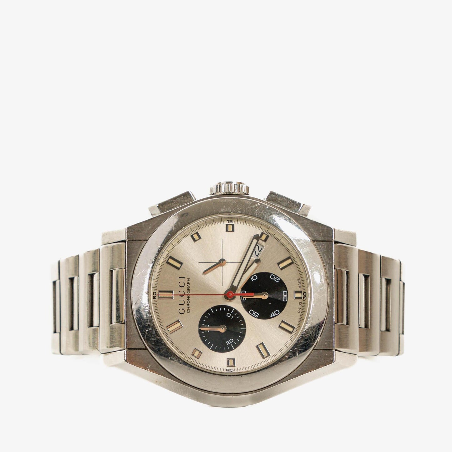 Gucci Pantheon Chronograph Stainless Stell