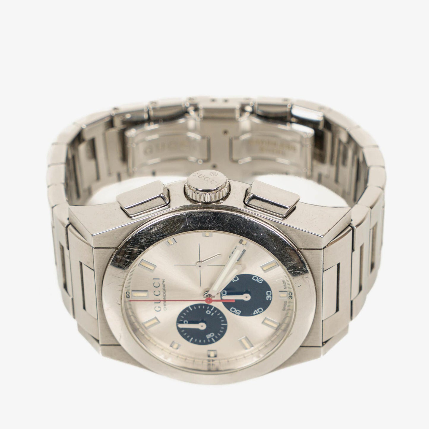 Gucci Pantheon Chronograph Stainless Stell
