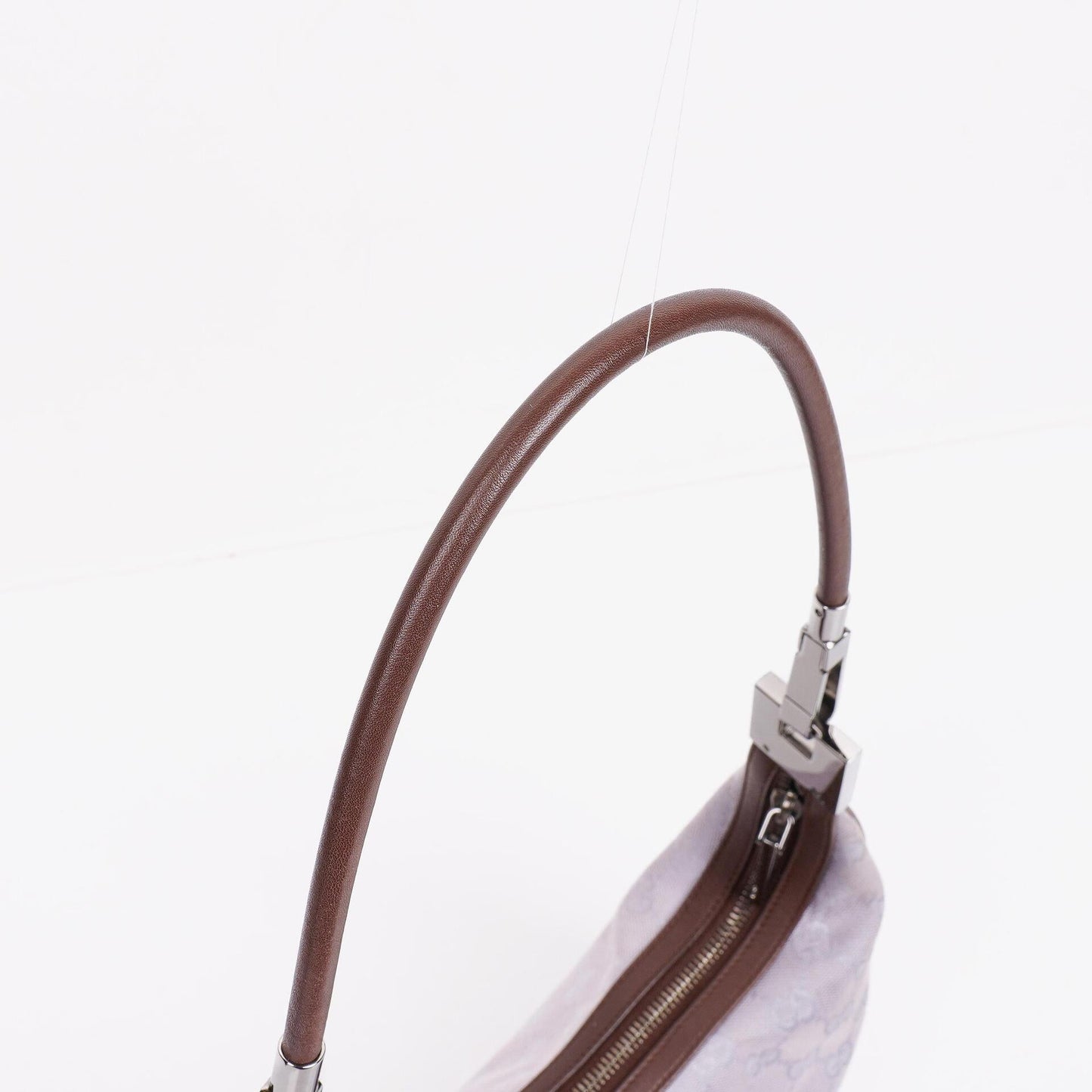 Gucci Purple GG Canvas Shoulder Hobo Bag