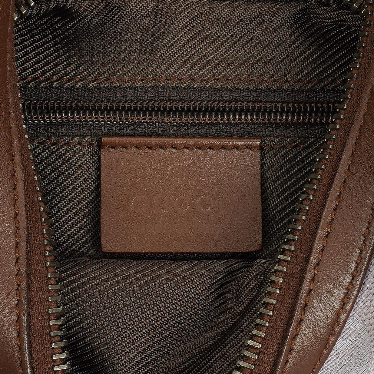 Gucci Purple GG Canvas Shoulder Hobo Bag