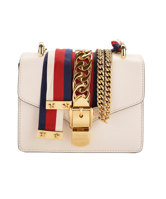 Gucci Lou Chain Leather Handbag