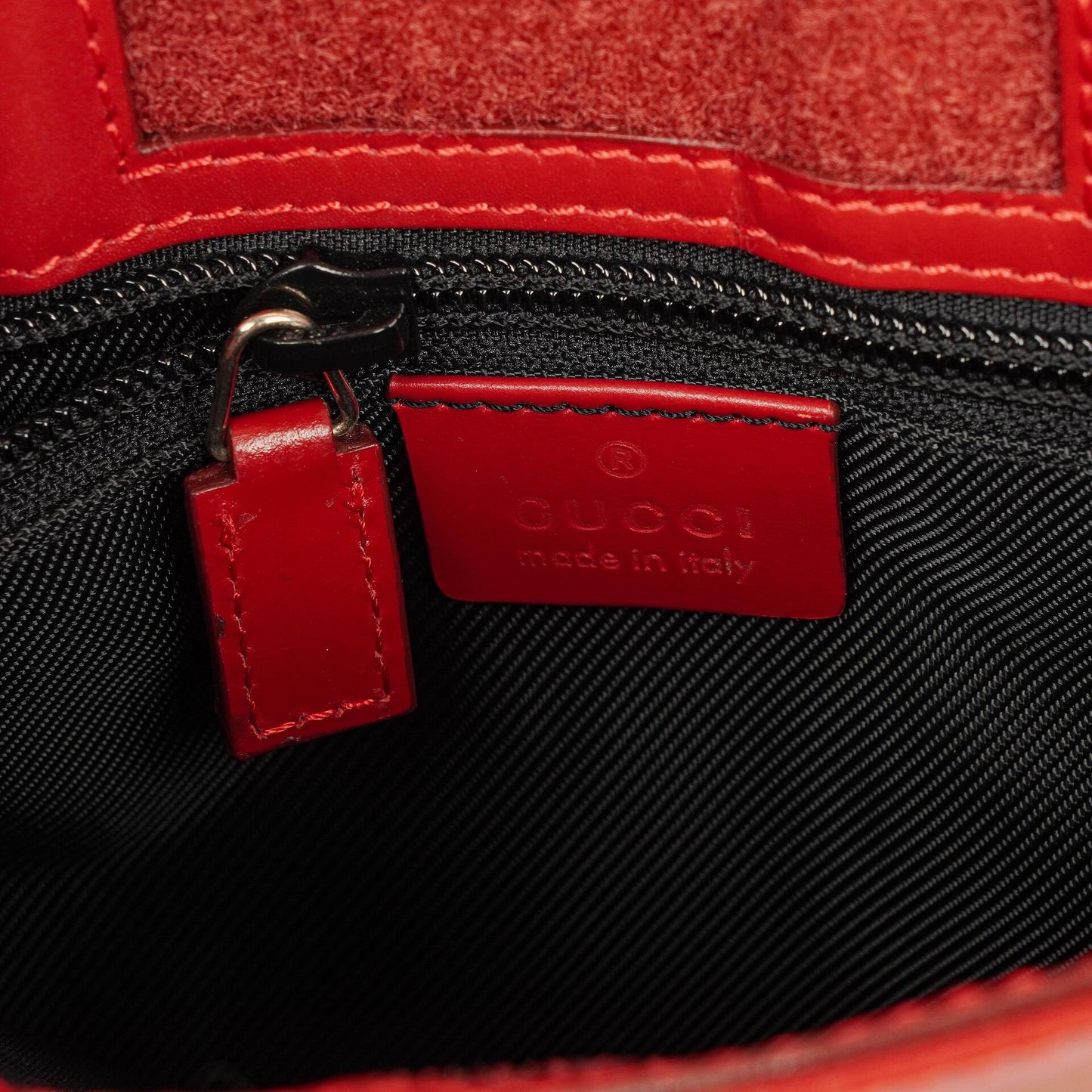 Gucci Red GG Canvas Shoulder Bag