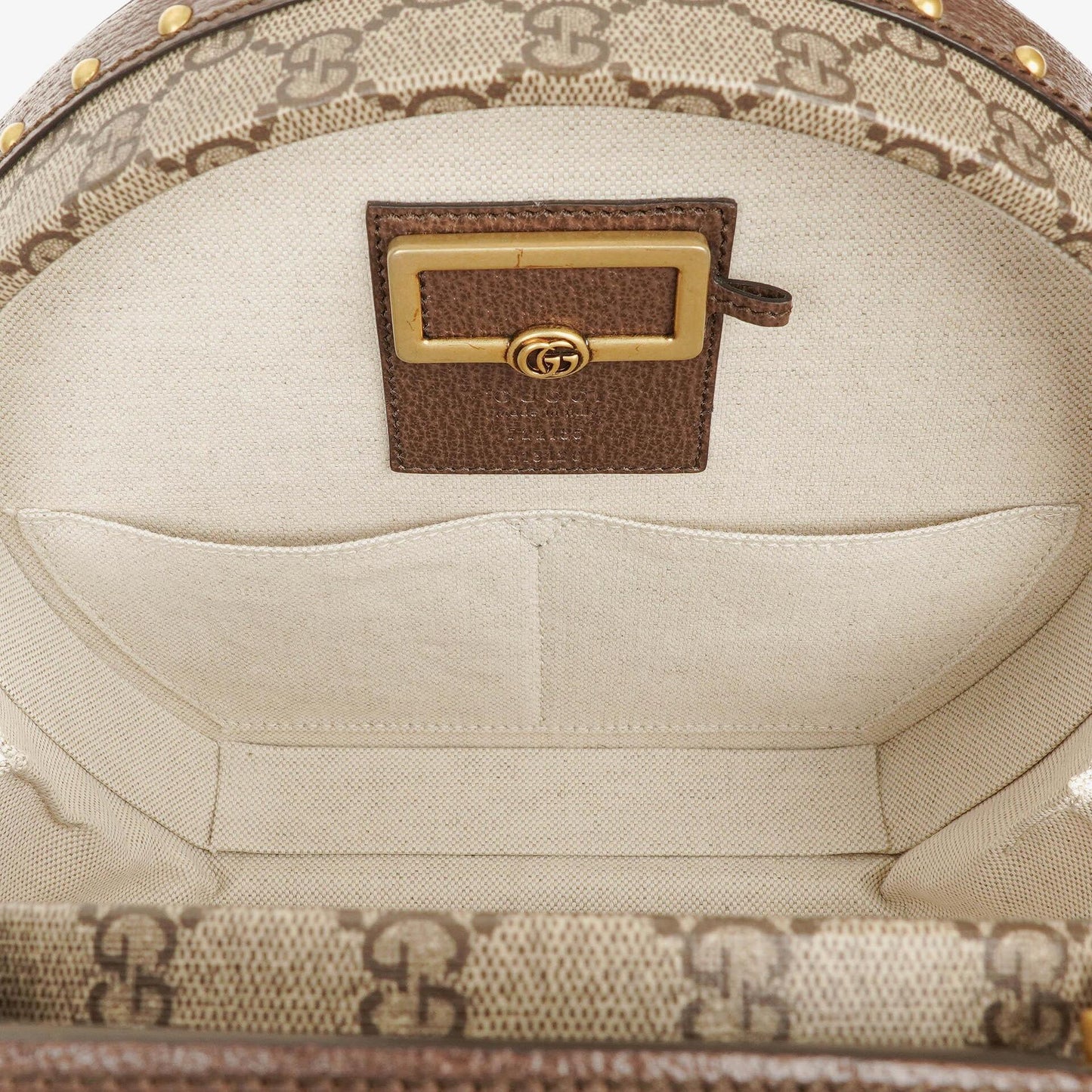 Gucci Savoy Extra Small Web GG Supreme Canvas Hat Case