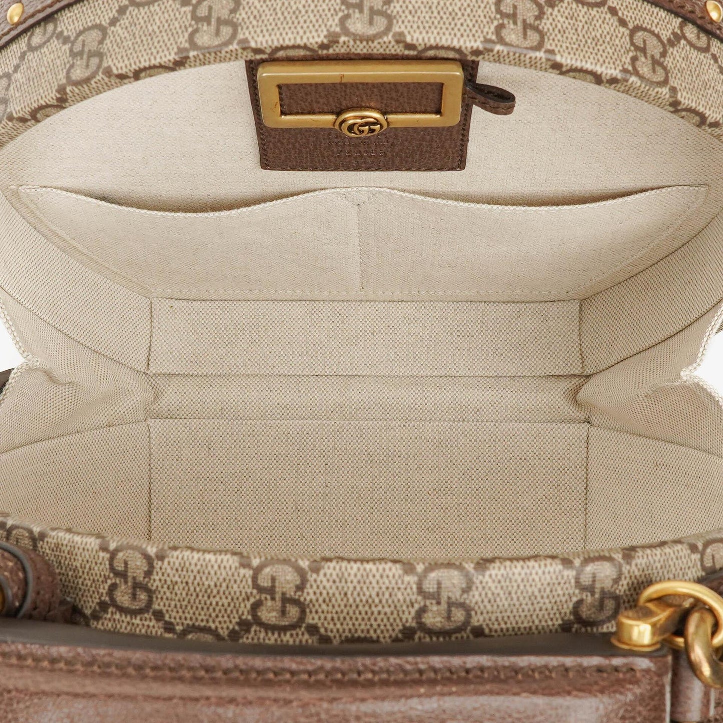 Gucci Savoy Extra Small Web GG Supreme Canvas Hat Case