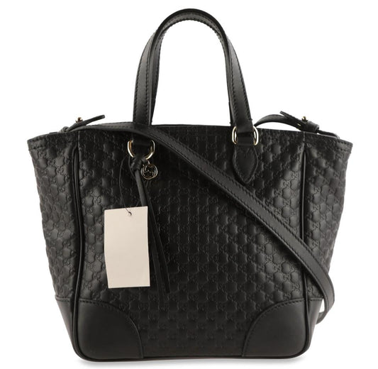 Gucci Black Leather Tote Style 2