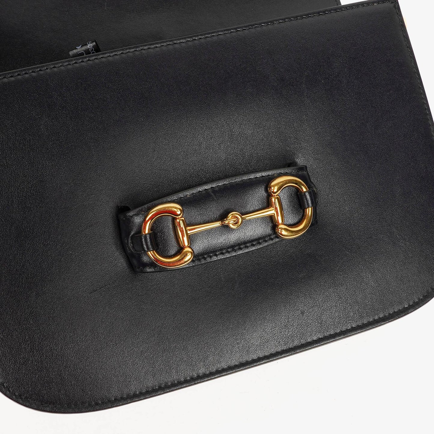Gucci Small Horsebit 1955 Dark Navy Leather Shoulder Bag